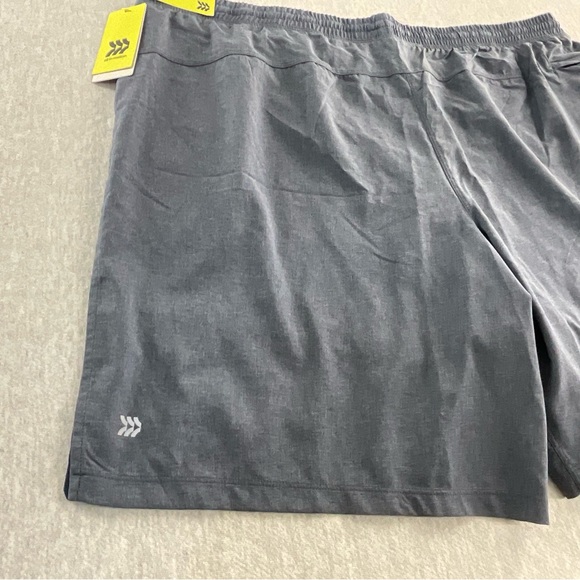ALL IN MOTION 100% POLYESTER QUICK DRY LINED 9” MEN’S RUN SHORTS XXL BLUE GRAY - Picture 14 of 15
